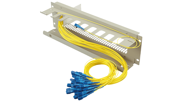 19インチラック搭載（3U）光スプリッタモジュール・シャーシ（コード出力）