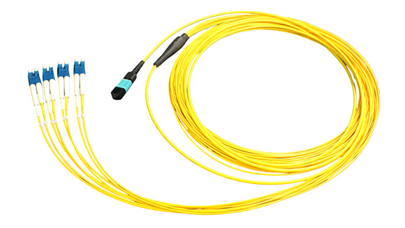 MPO/DLCブレイクアウト光ファイバコード・ケーブル
