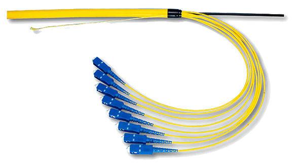 光コネクタ付きコード集合型光ファイバケーブル